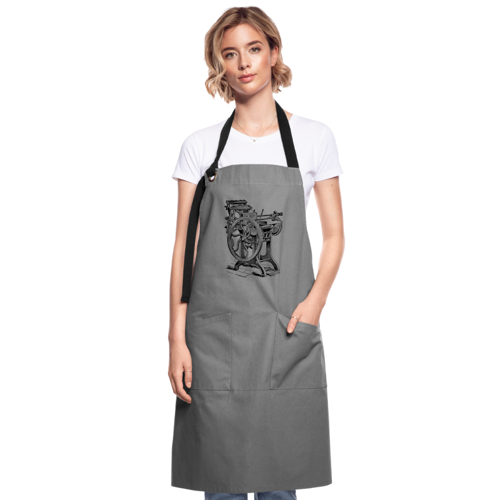 Studio Apron No. 2 - grey/black