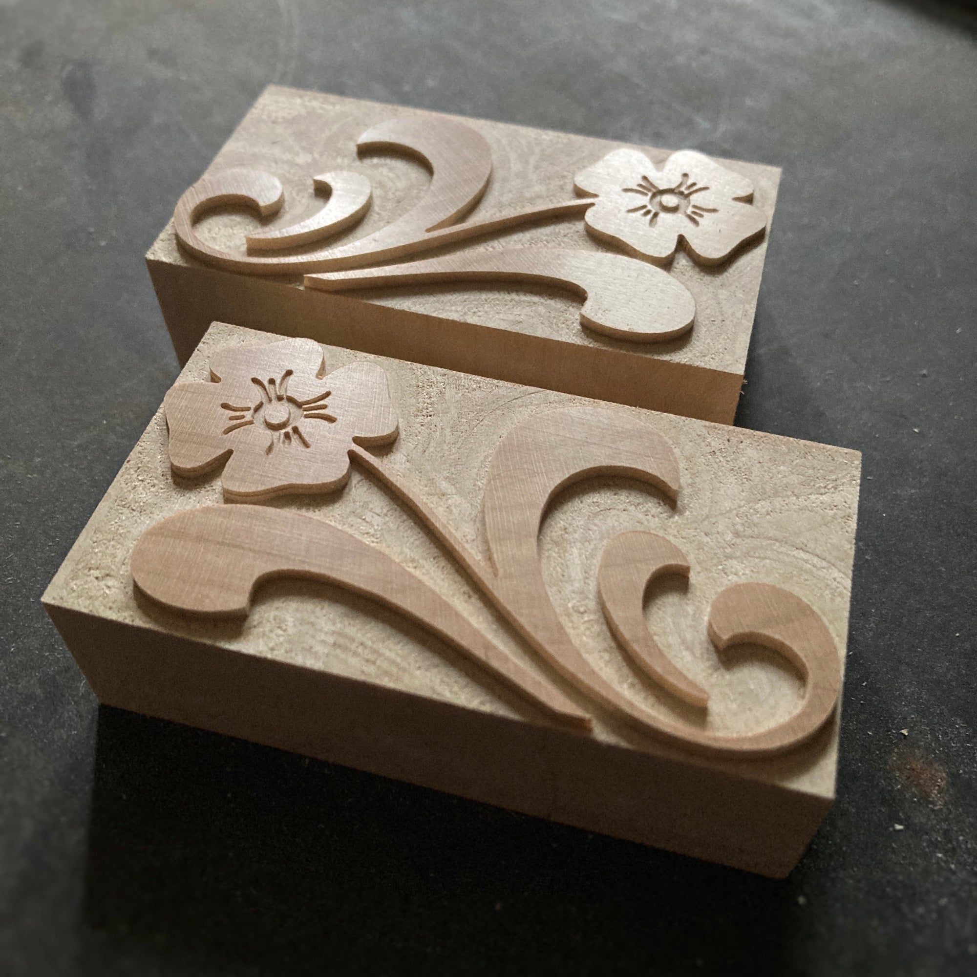 'DeLittle Flower' Letterpress Ornament No. 1