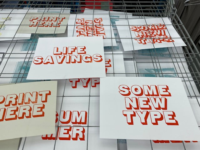 'Golborne' letterpress woodtype typeface