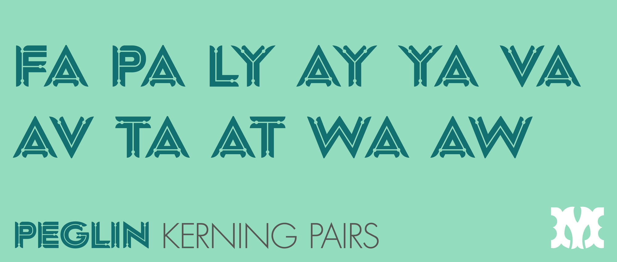 ‘Peglin' Letterpress Woodtype Typeface