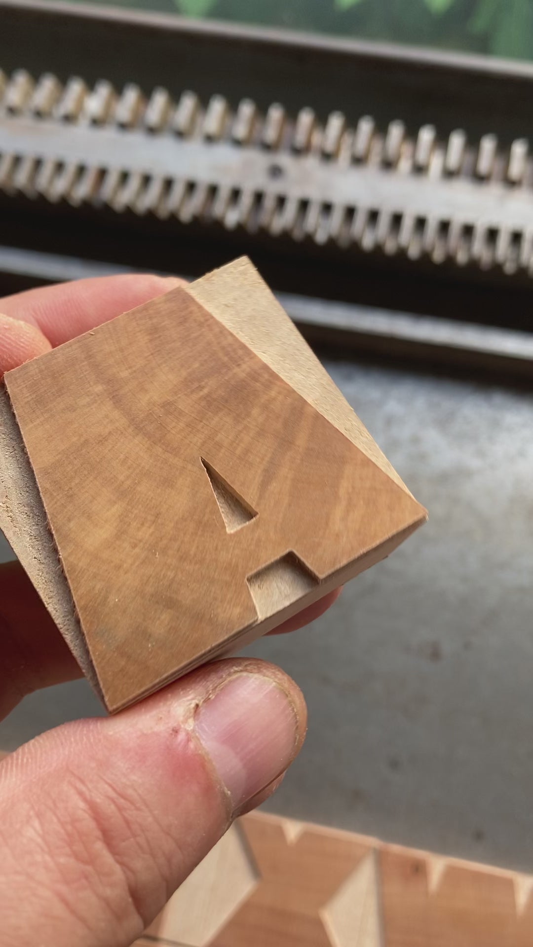 'Meuse' letterpress woodtype typeface