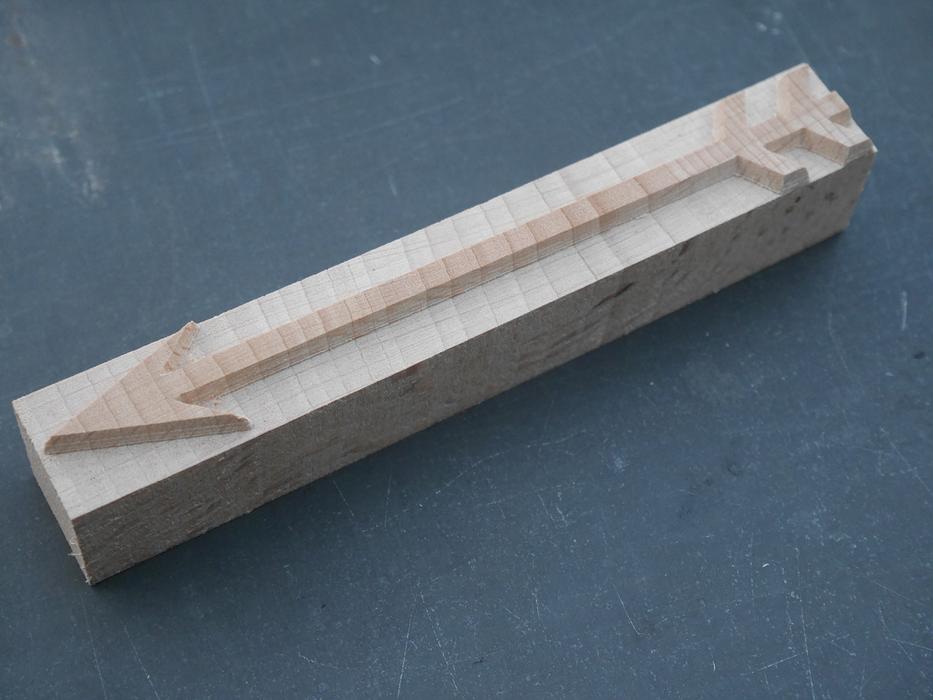 'British Railways' Arrow Letterpress Printing Block