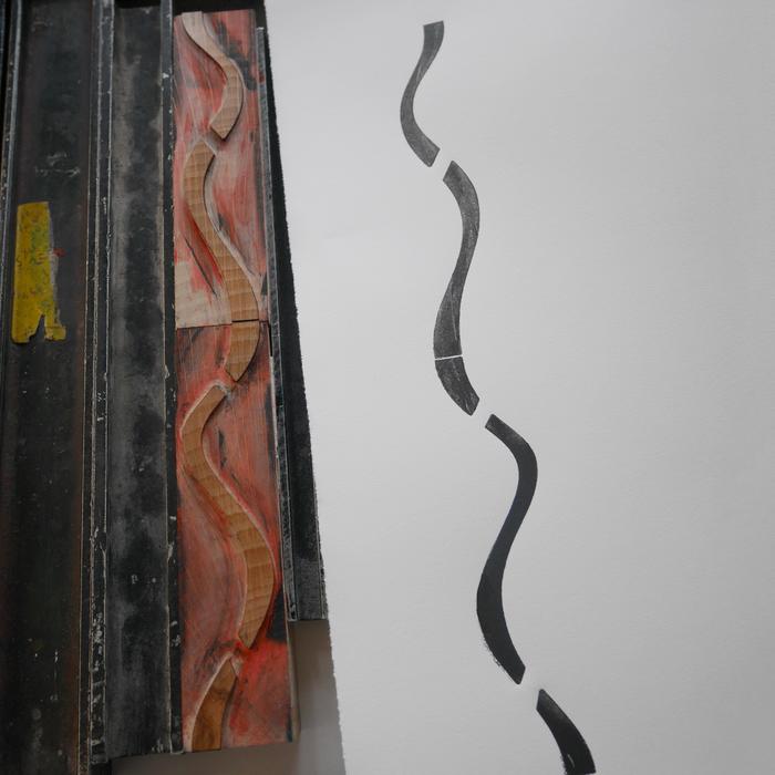 'Twine' Letterpress 2 colour Border