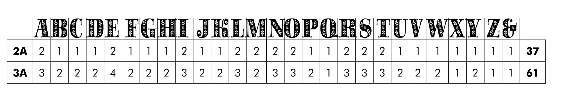 'Lidlington' Ornamented Letterpress Woodtype Typeface