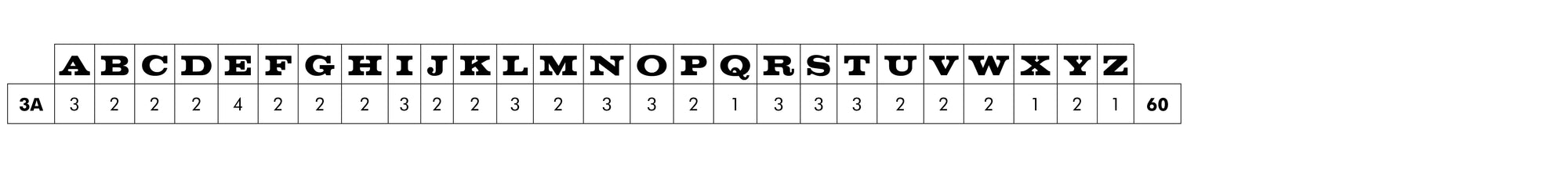 'Valta' letterpress woodtype typeface