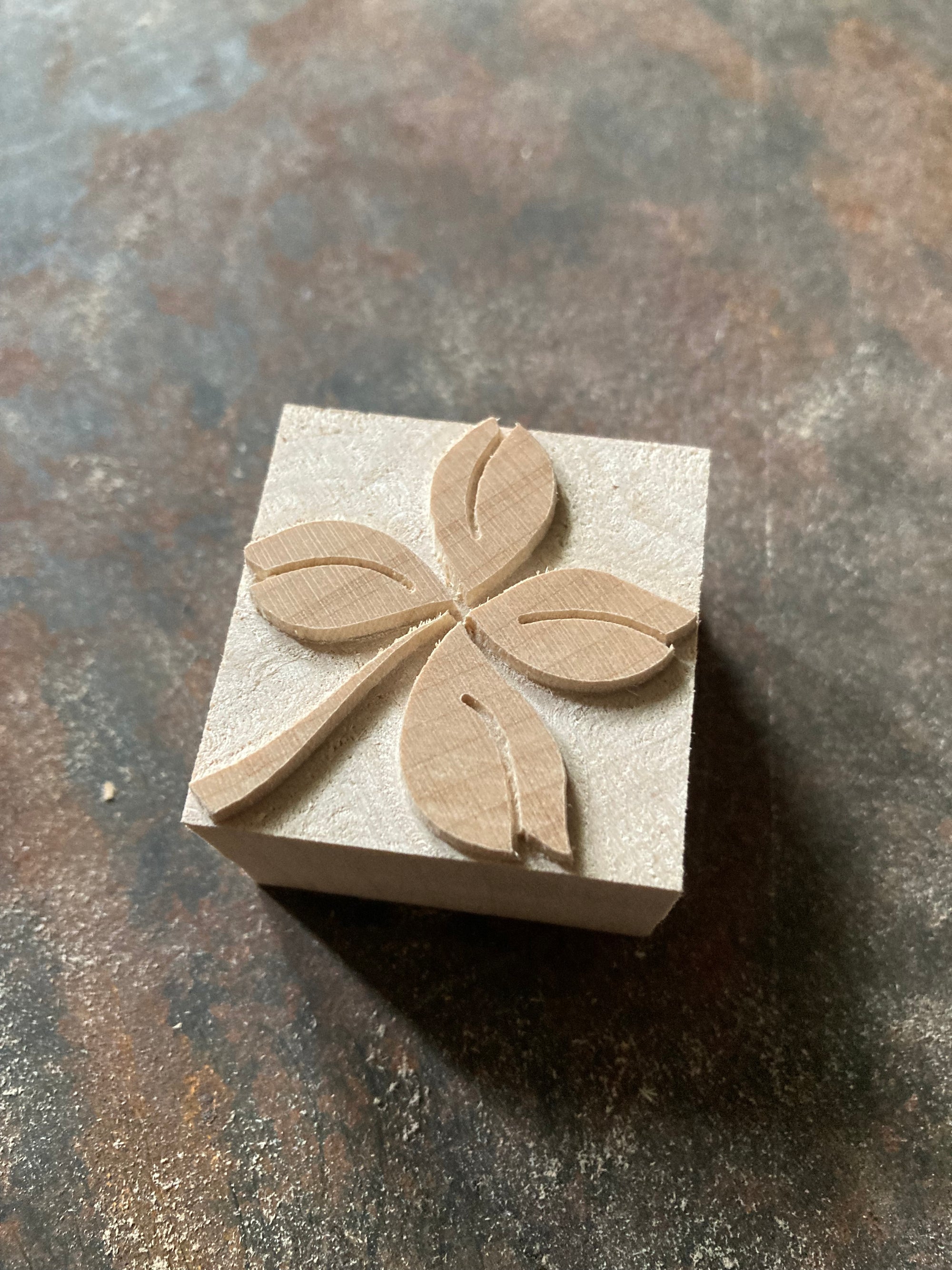 'DeLittle Flower' Letterpress Ornament No. 3