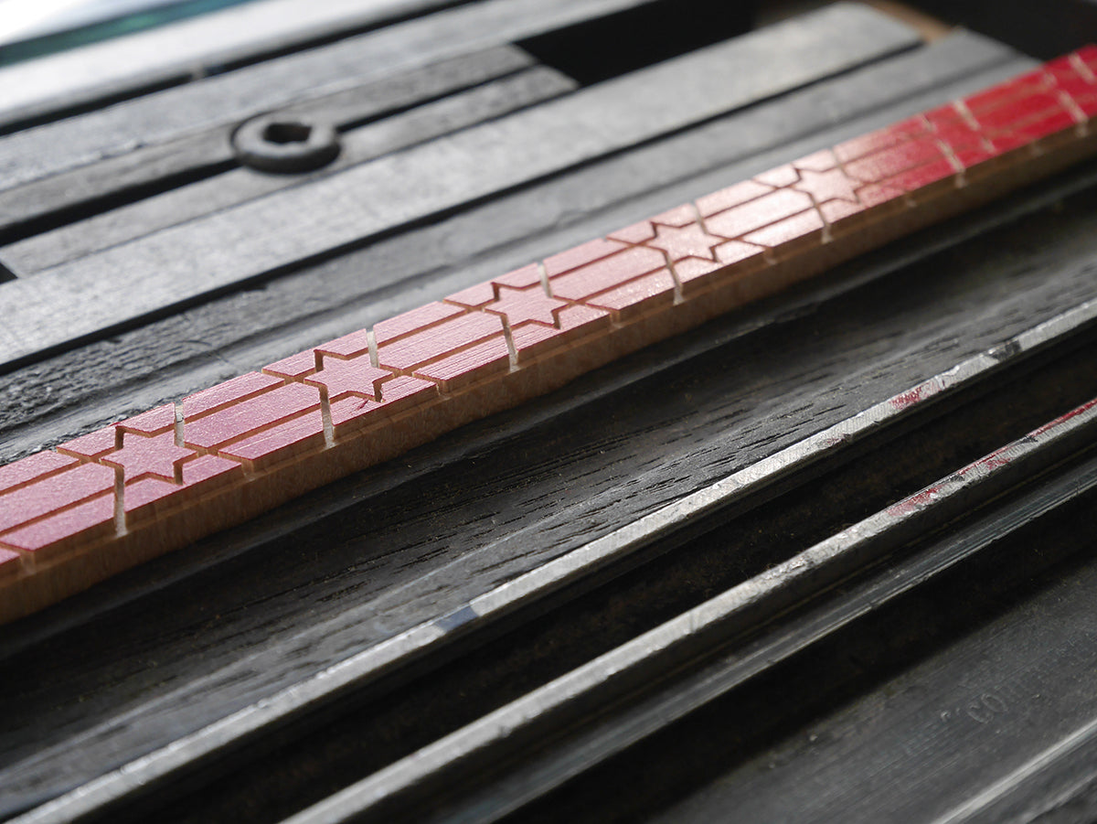 'Kairo' Letterpress border