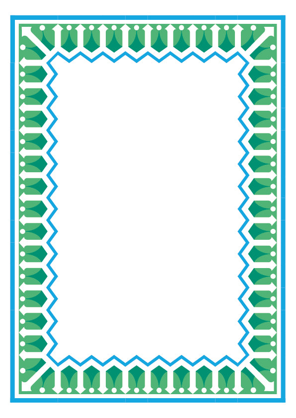 Day & Collins 8 line Chromatic/2 colour Border