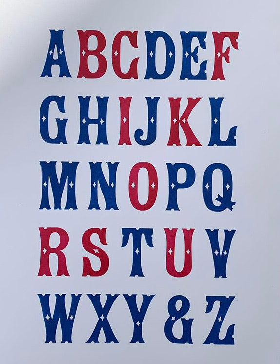 ‘Winkworth' Letterpress woodtype typeface