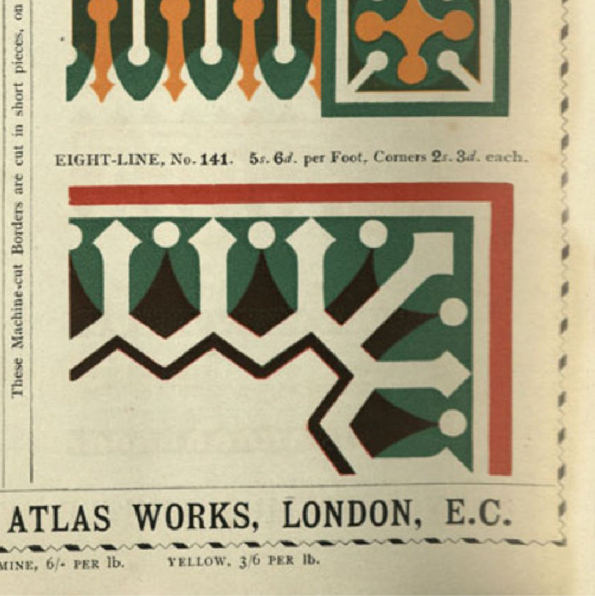 Day & Collins 8 line Chromatic/2 colour Border