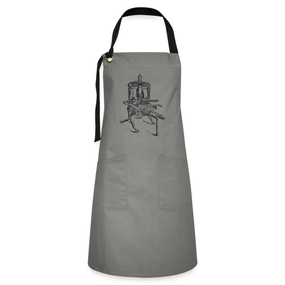 Studio Apron No. 3 - grey/black