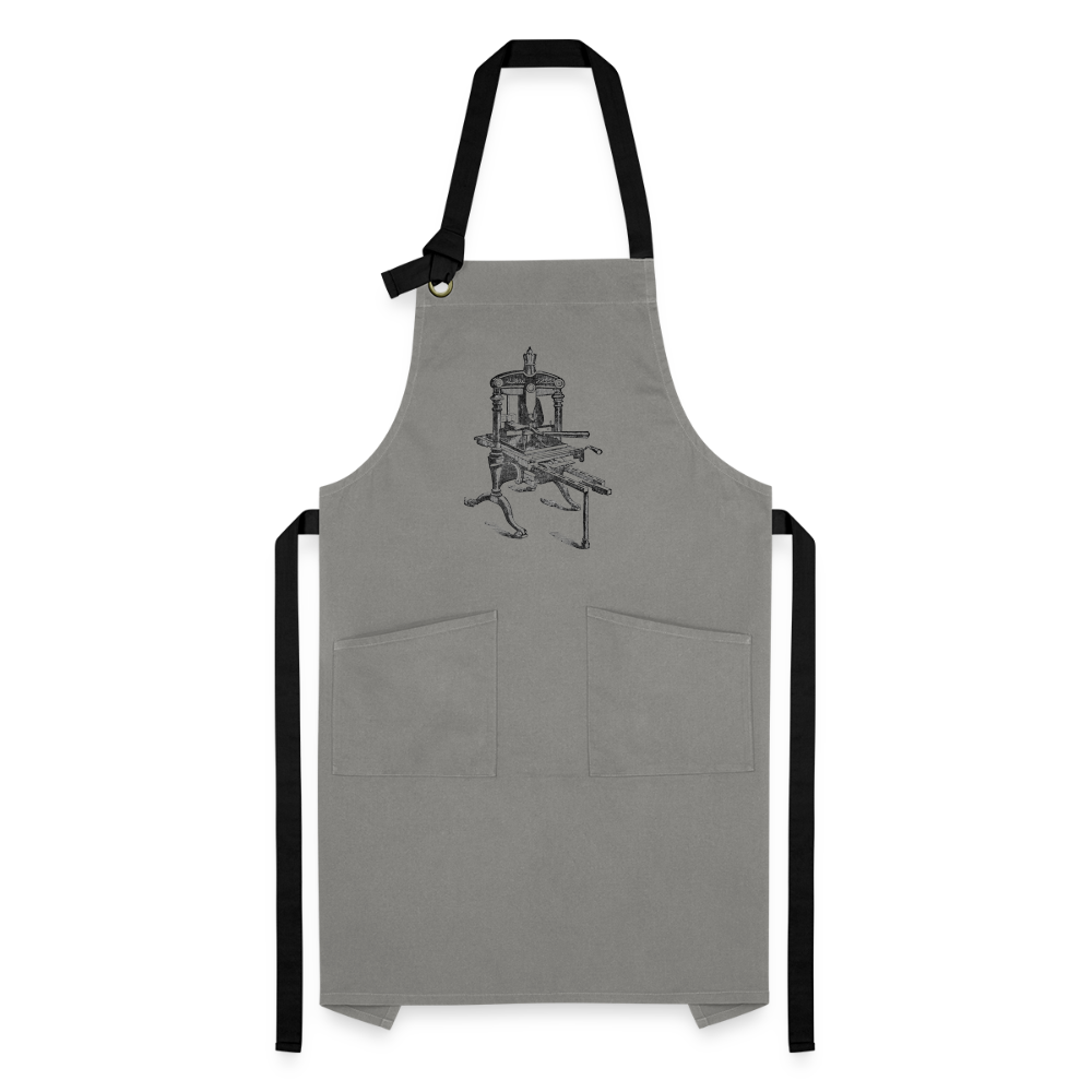 Studio Apron No. 3 - grey/black