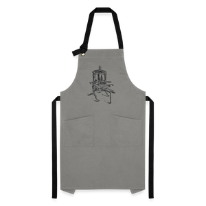 Studio Apron No. 3 - grey/black