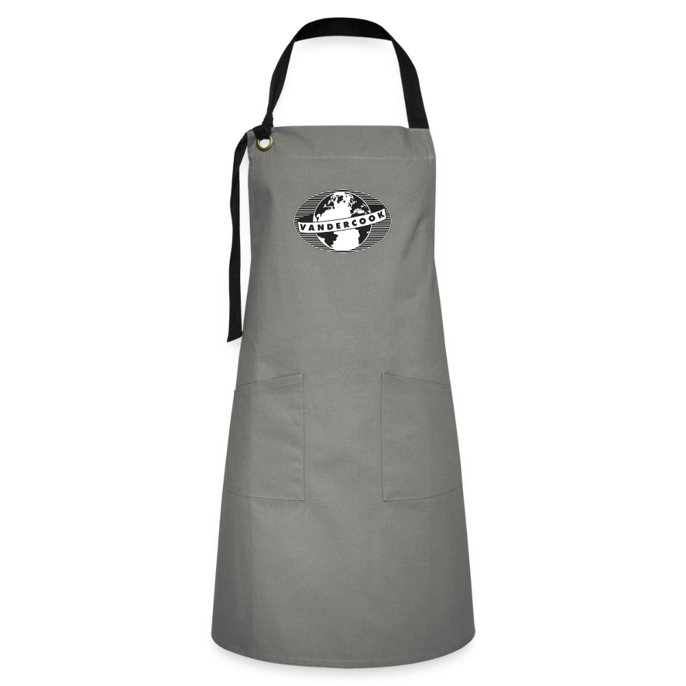 Studio Apron No. 4 - grey/black