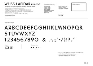 'Willington' letterpress woodtype typeface