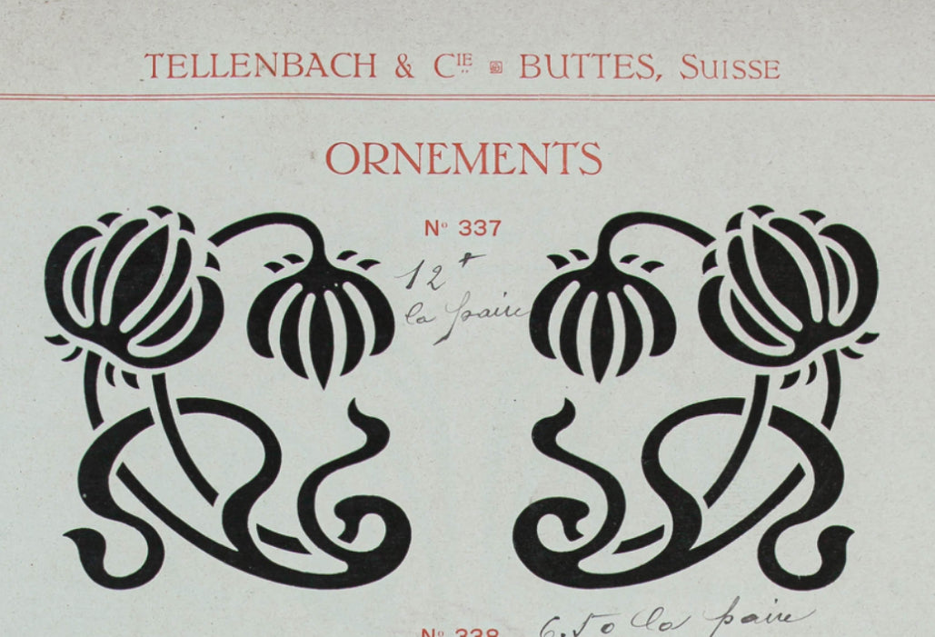 Tellenbach Flower Ornament