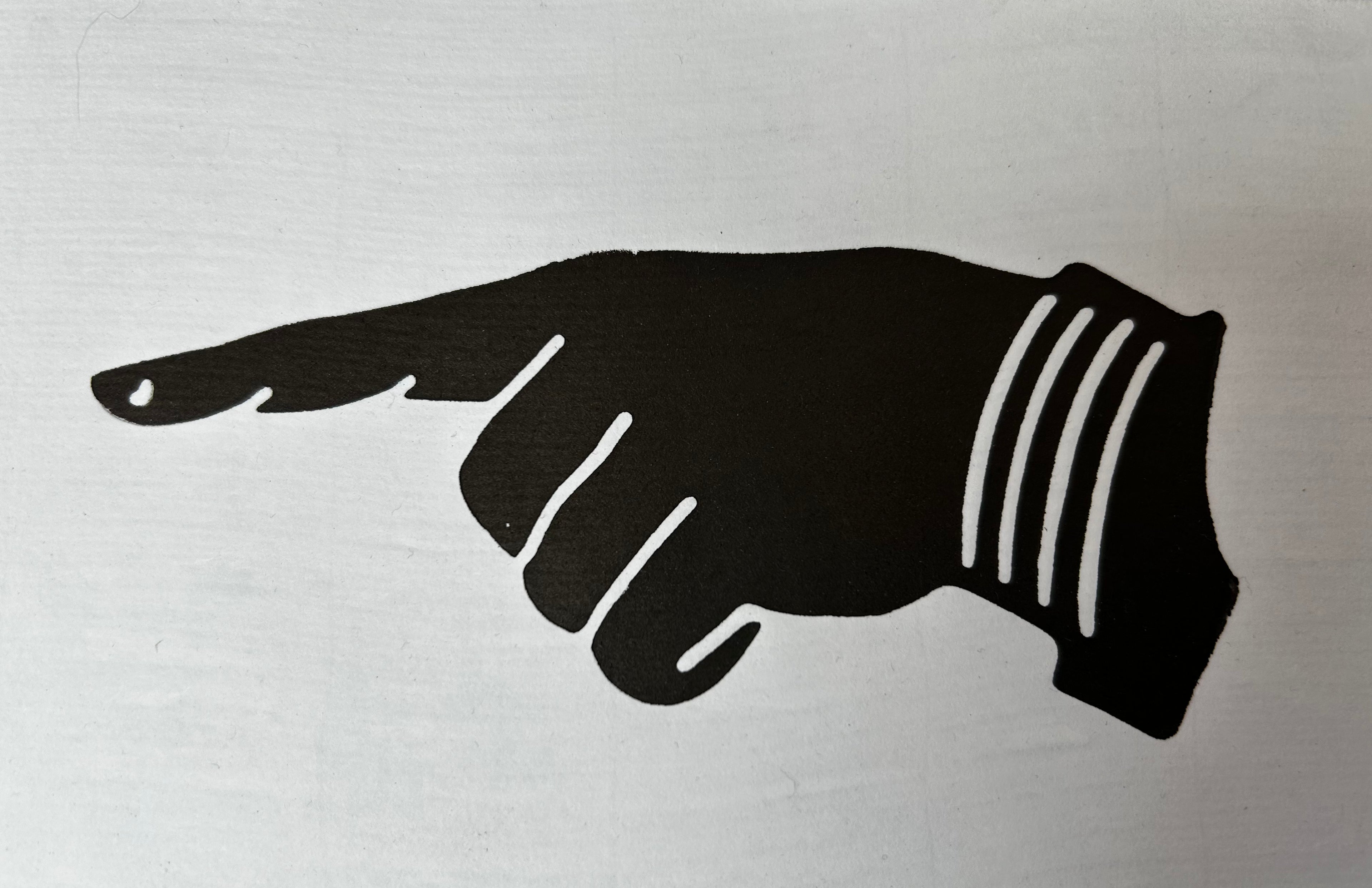 Italian Manicule/Printer’s Fist