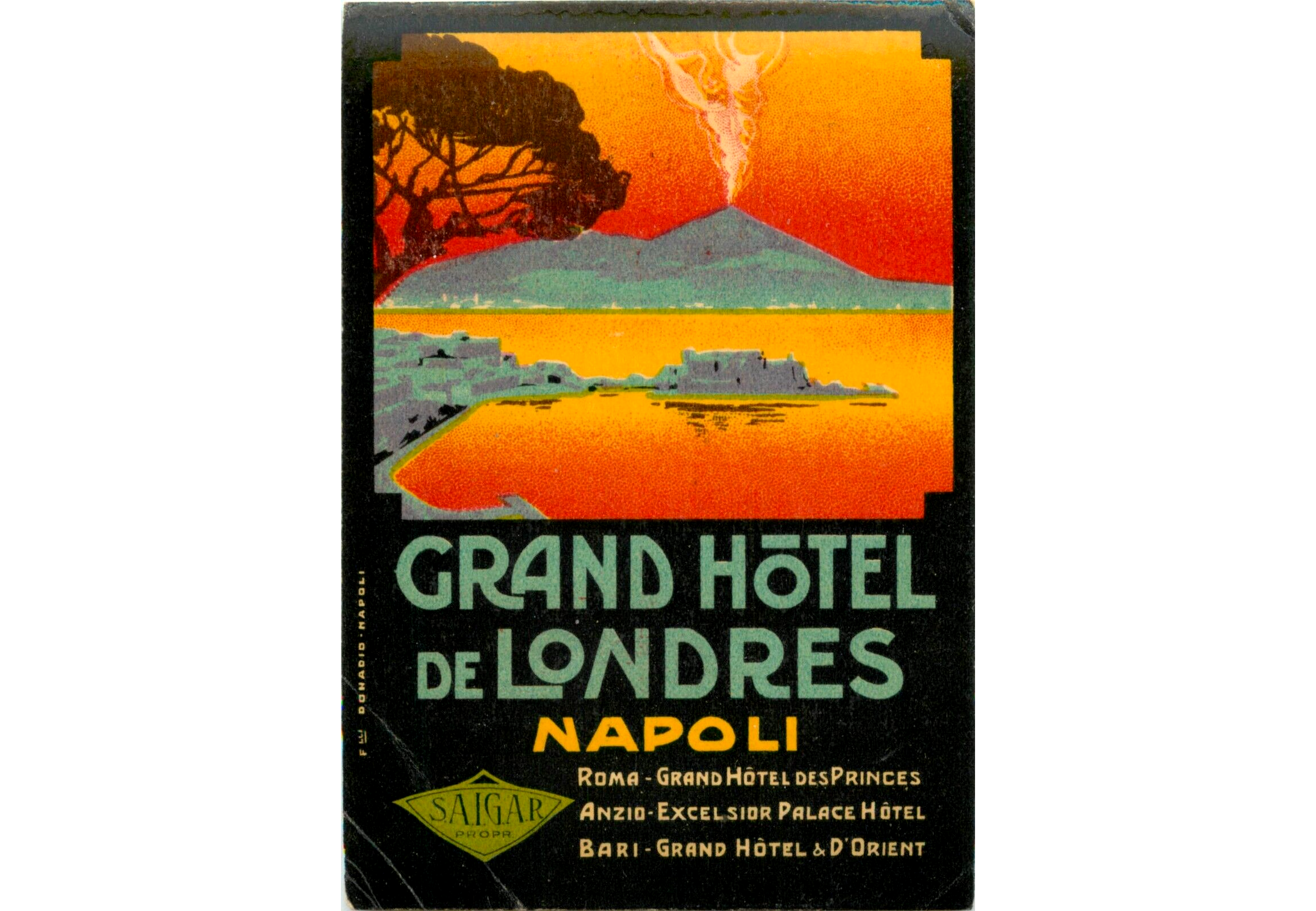 'Hotel de Londres' letterpress woodtype typeface