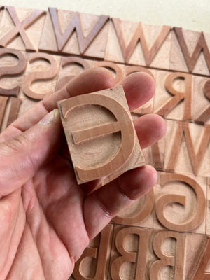 'Willington' letterpress woodtype typeface