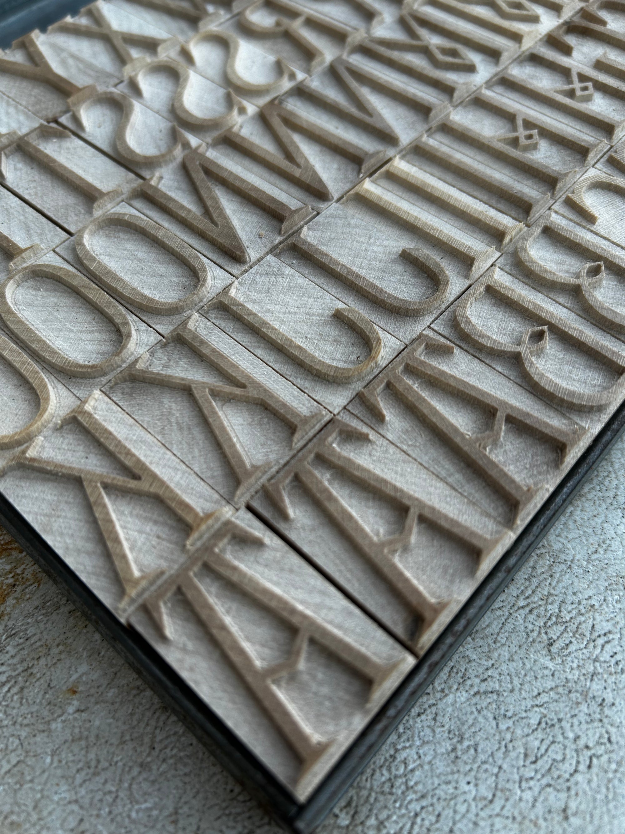 'Princestown' letterpress woodtype typeface