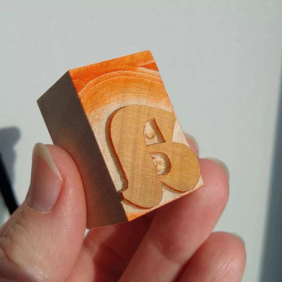 'Amalta' letterpress woodtype typeface