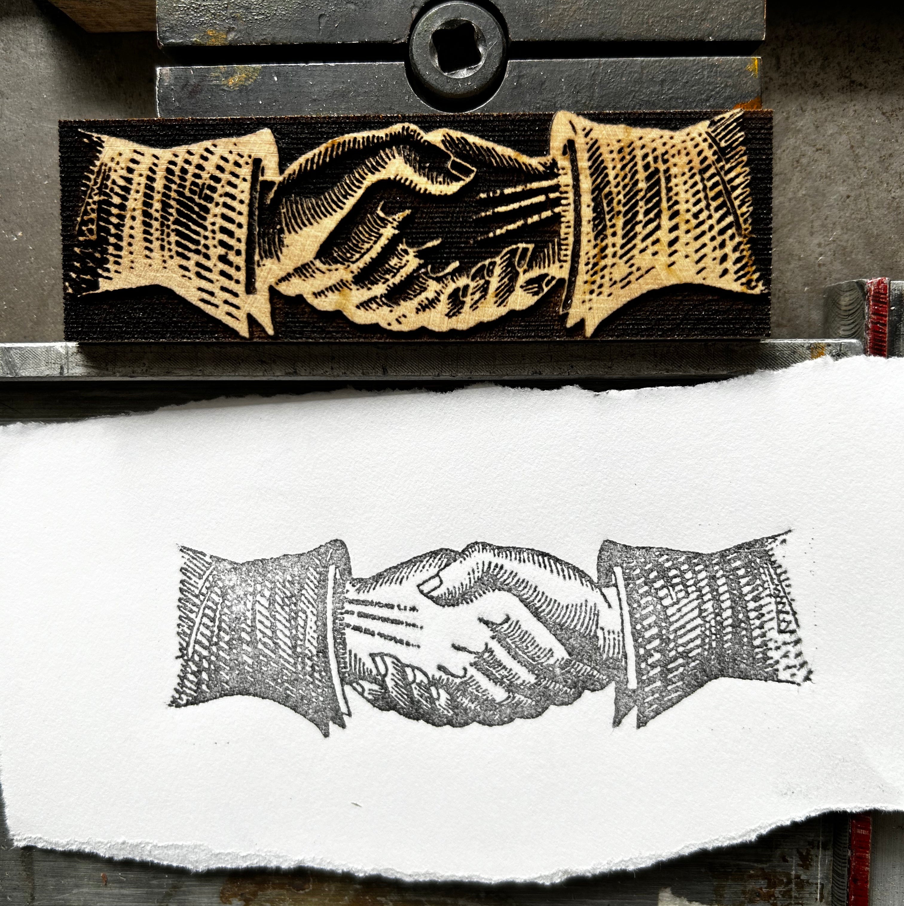 Handshake Ornament