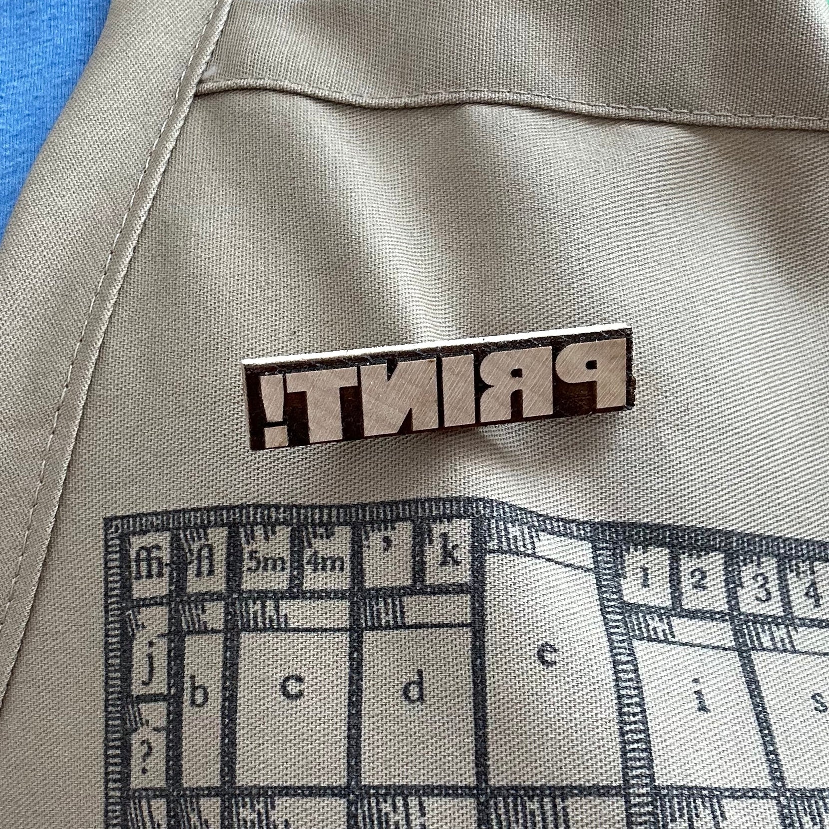 'Print!' badges