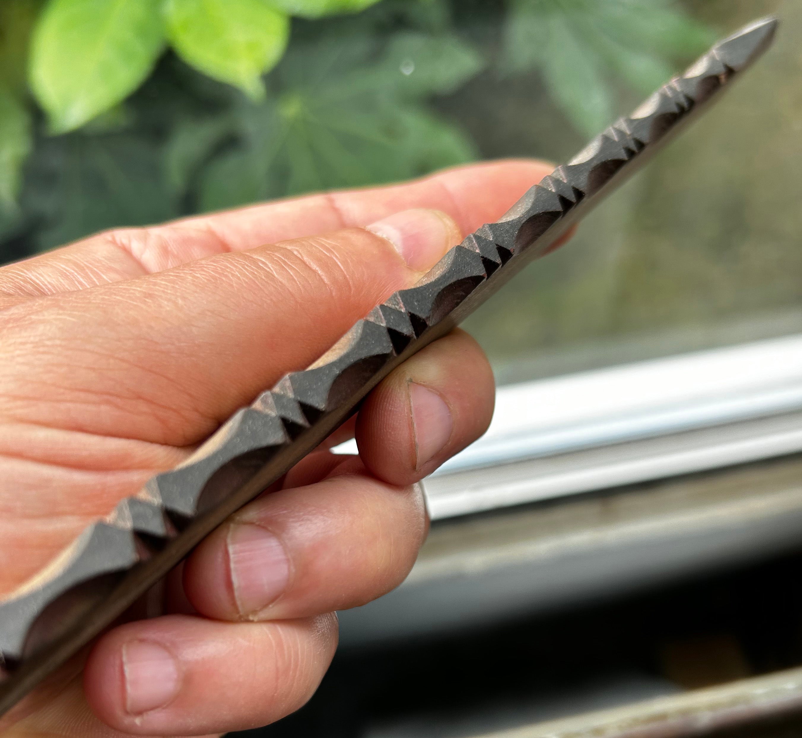 Set of 6 vintage ornamented rules