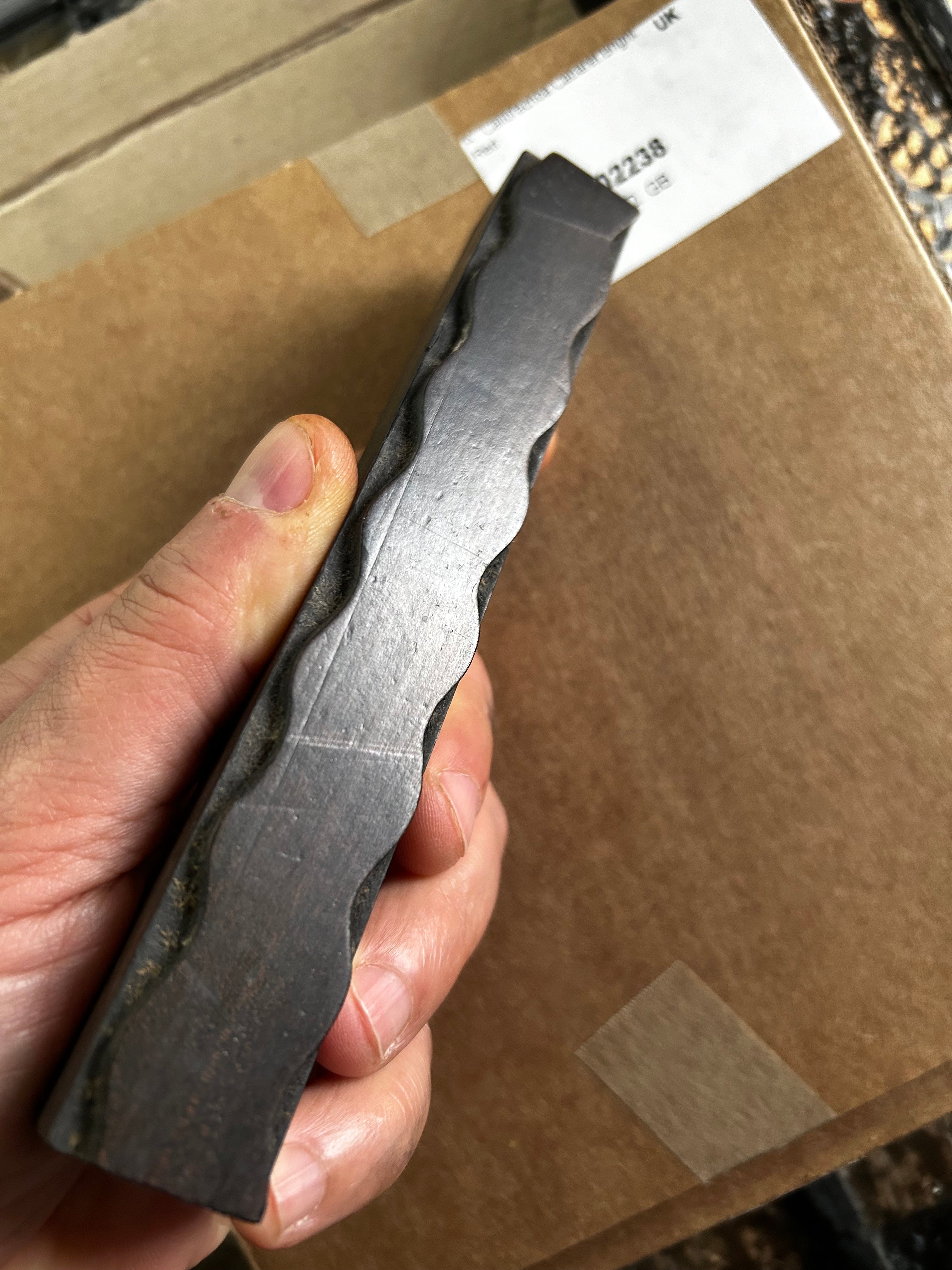 Vintage set of large wavy borders