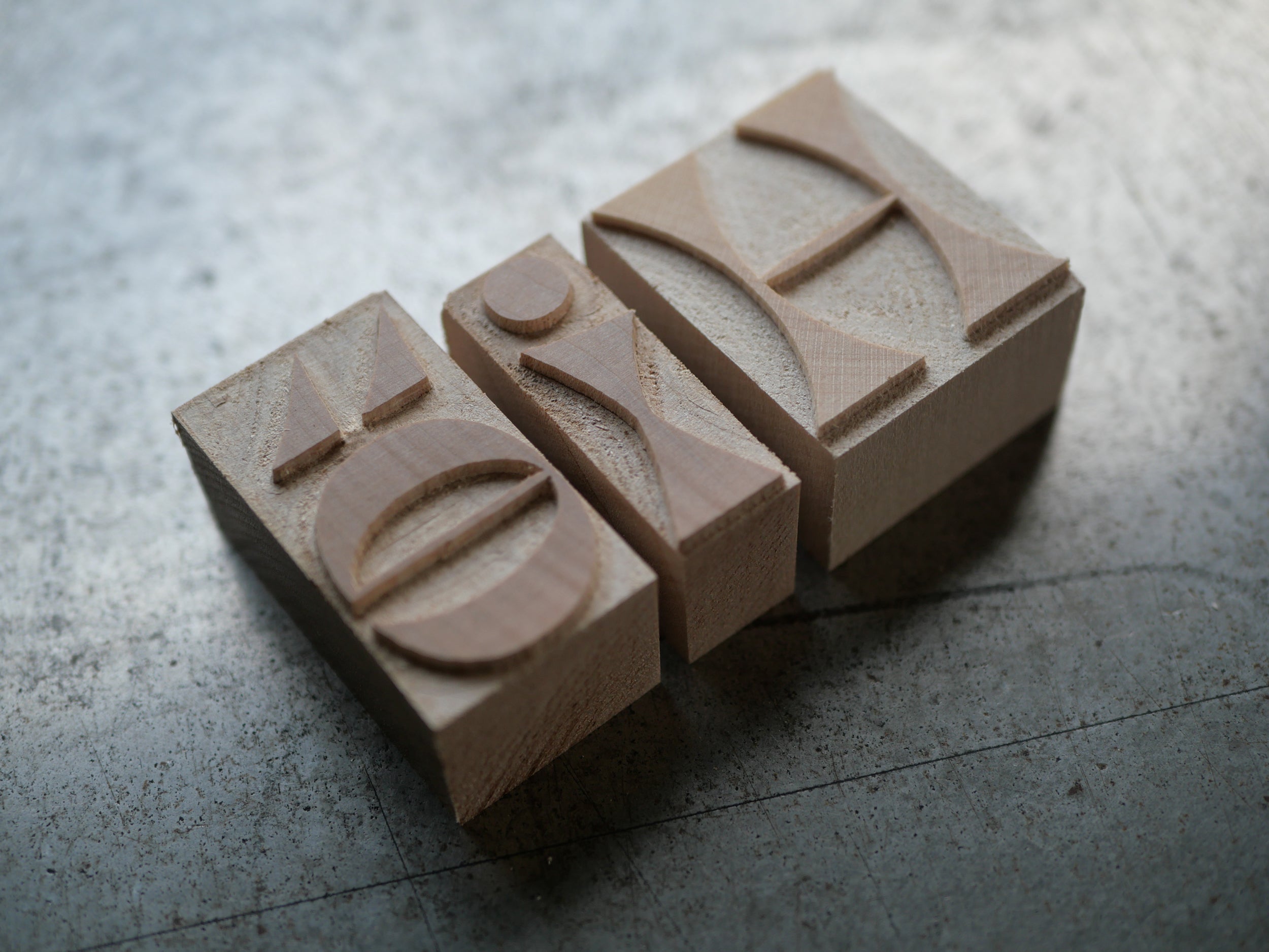 'Horizona' letterpress woodtype typeface