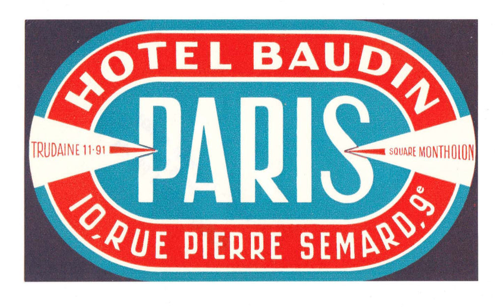 'Paris Baudin' letterpress woodtype typeface