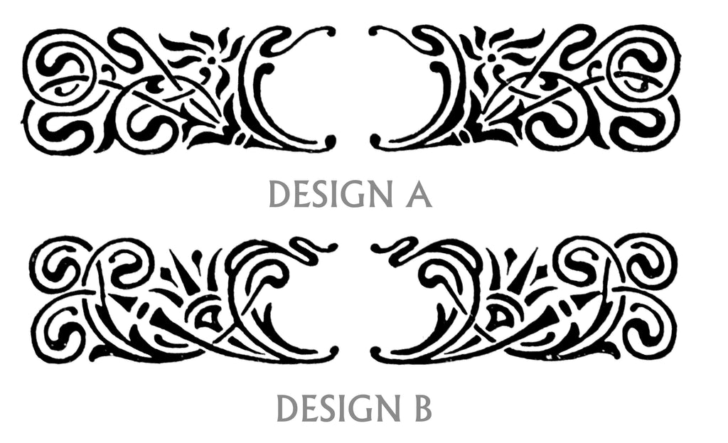 'Art Nouveau' corner ornaments