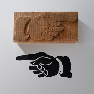 Letterpress Manicule, Printers Fist