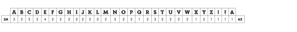 'Landi Echo' letterpress woodtype typeface