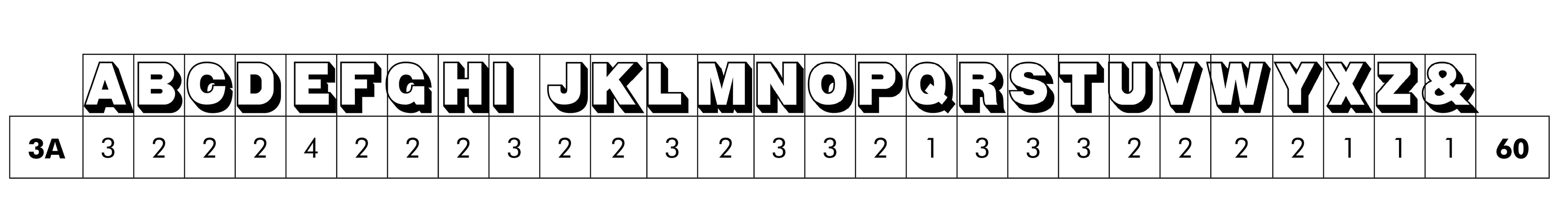 'Golborne' letterpress woodtype typeface