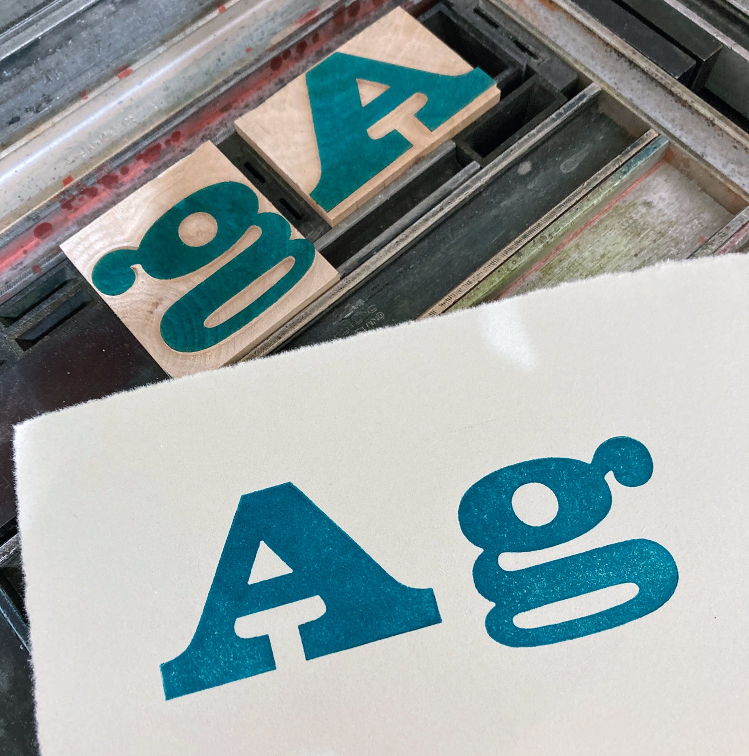 'Valta' letterpress woodtype typeface