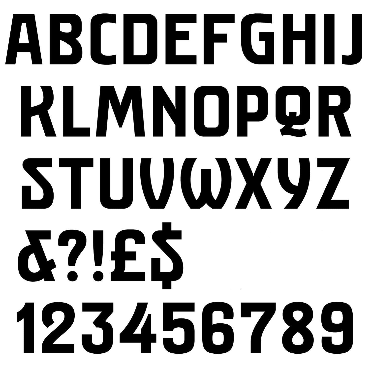 'Monpassie' letterpress woodtype typeface