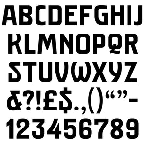 'Monpassie' letterpress woodtype typeface