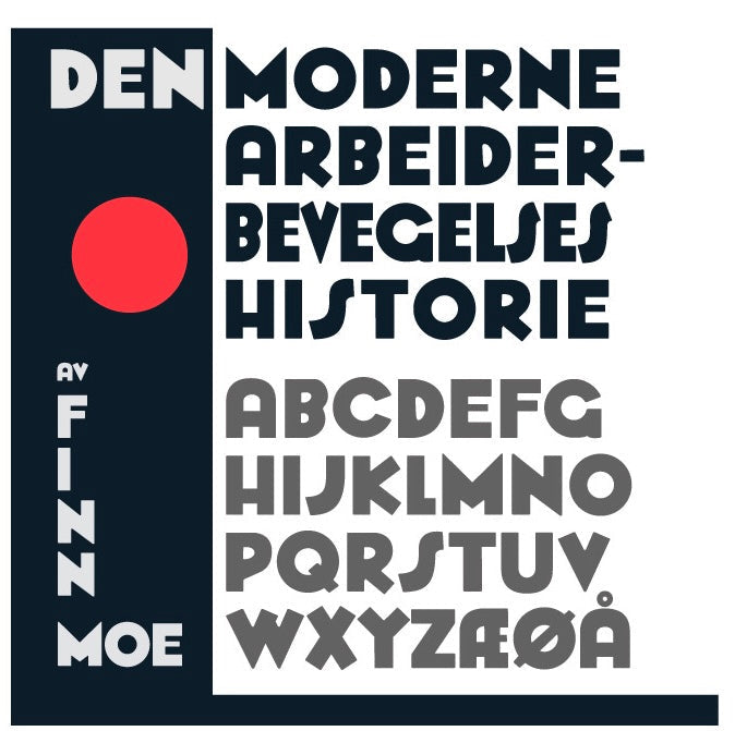 'Finn Moe Extra Bold' letterpress woodtype typeface