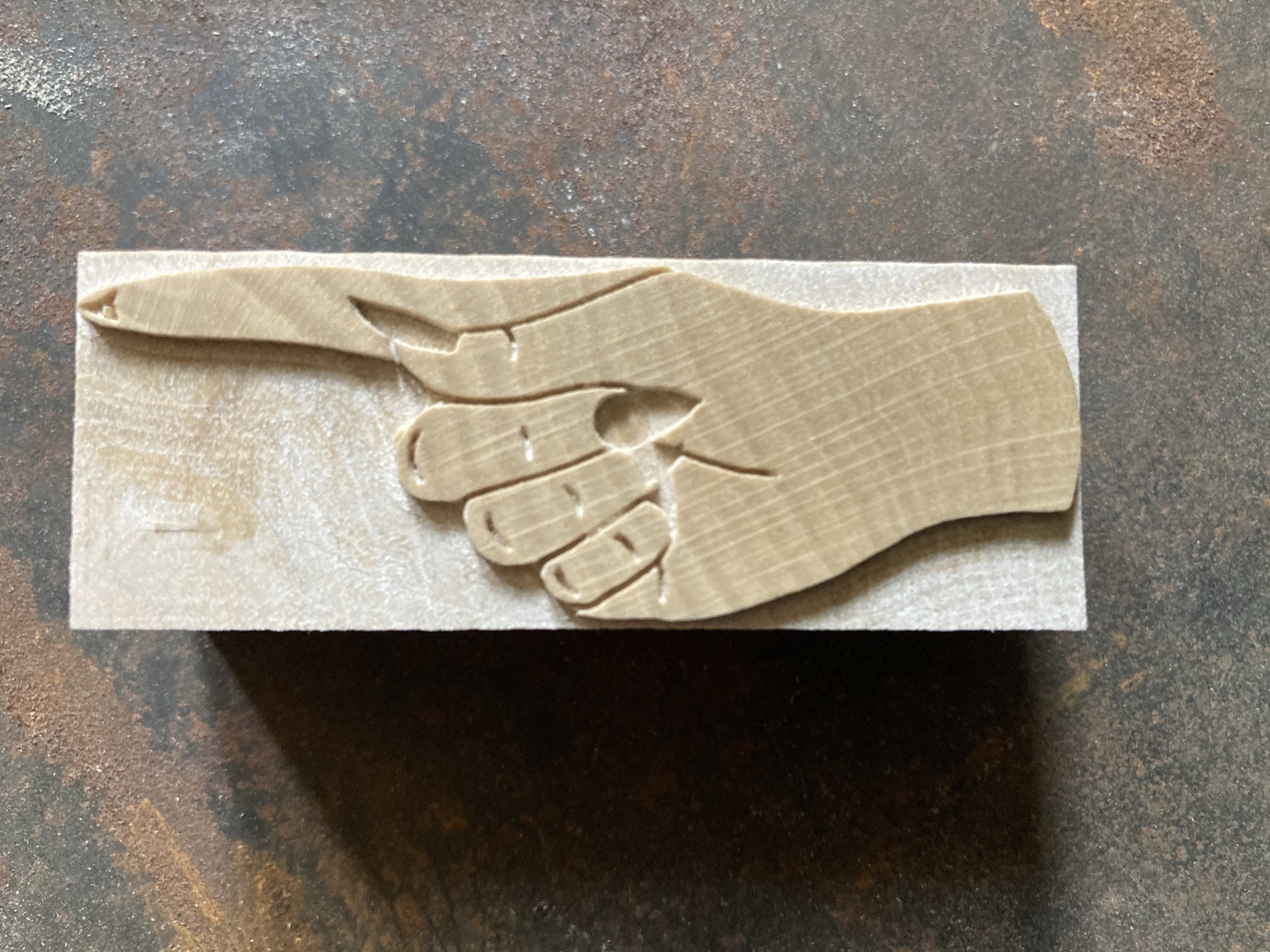 Femicule - Female printer’s fist