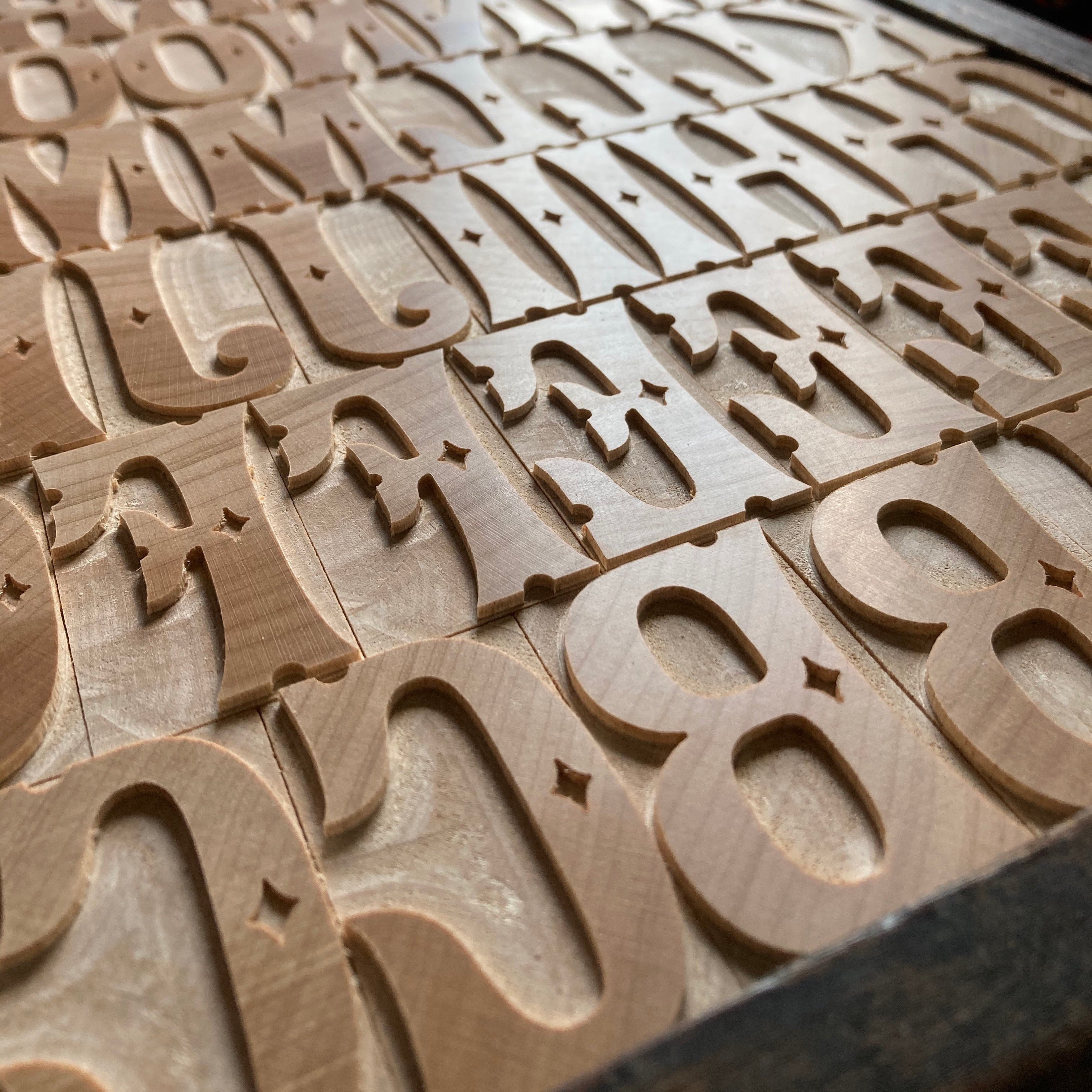 ‘Winkworth' Letterpress woodtype typeface